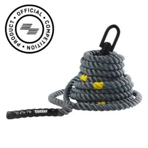 CENTR HYROX official competition battle rope coiled grey