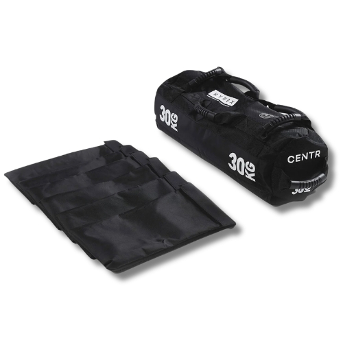 Centr 30kg black fitness sandbag with weight filler bags