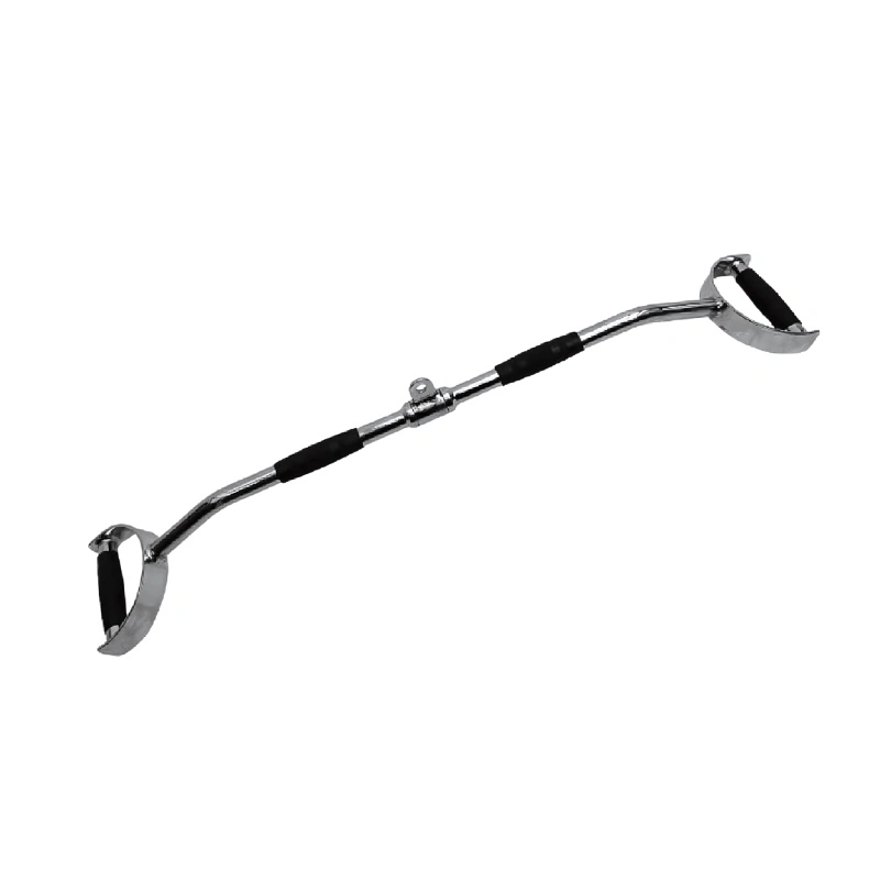 A spade grip rowing handlebar for cabled gym equipment.
