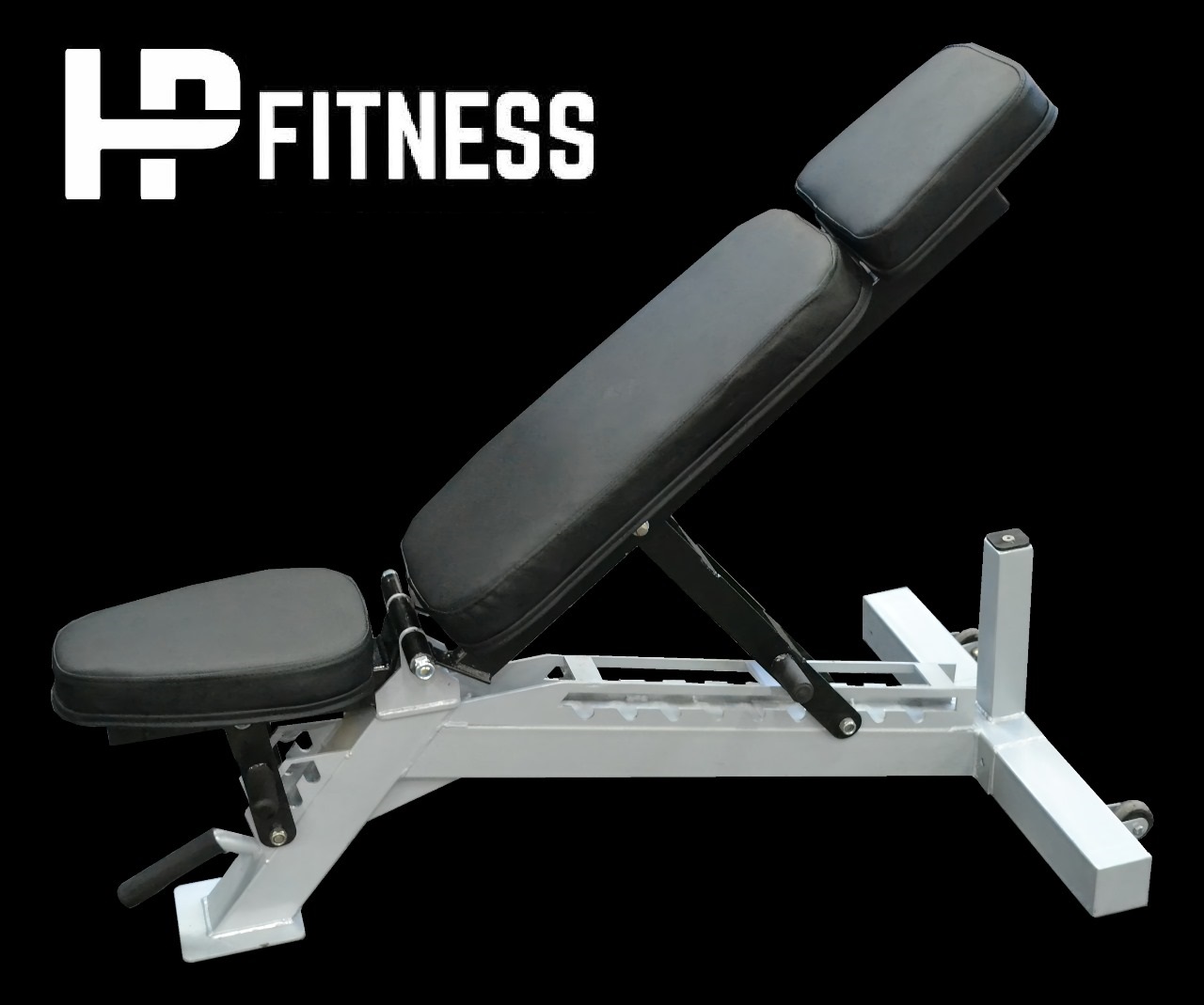 Life Trac | Double Level Dumbbell Rack, HP Fitness Adjustable Bench & Dumbbell Set Combo | Commercial Strength Equipment - Image 3