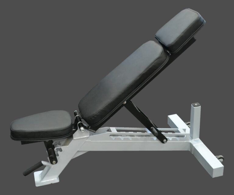 Life Trac | Double Level Dumbbell Rack, HP Fitness Adjustable Bench & Dumbbell Set Combo | Commercial Strength Equipment - Image 5