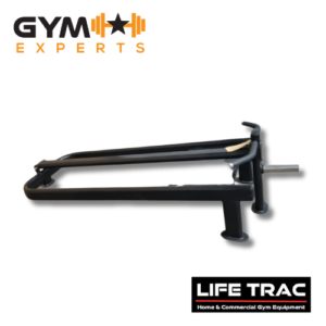 life trac | flat t bar row black | certified pre owned