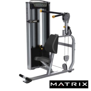 Matrix seated lat pulldown gym strength training machine