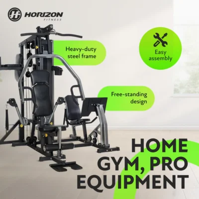 Horizon Fitness multi-station home gym with steel frame