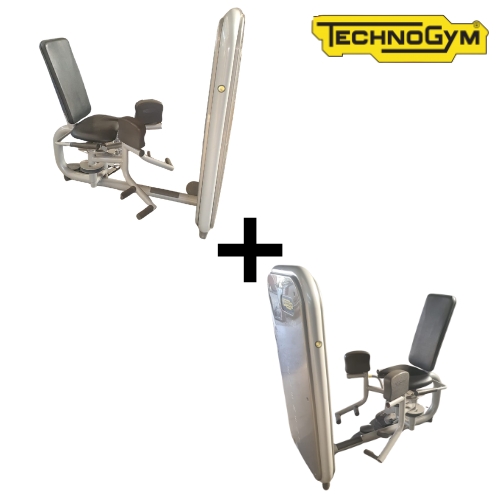 TechnoGym hip abductor and adductor machine bundle set