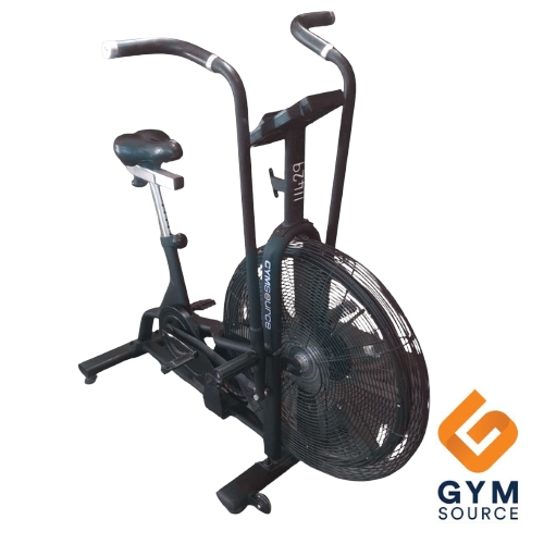 Black Assault air bike fitness machine from Gym Source
