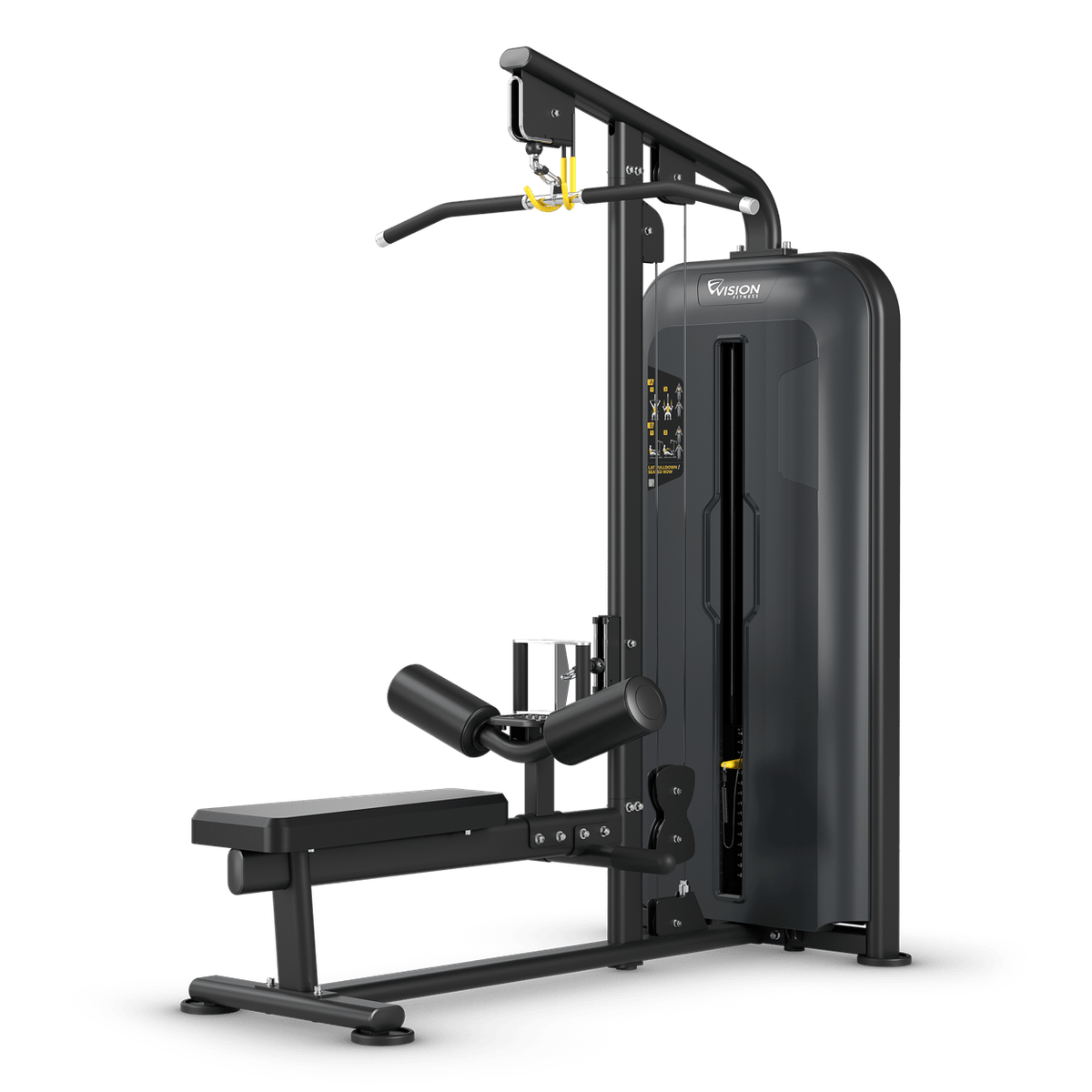 Vision Fitness lat pulldown and seated row machine