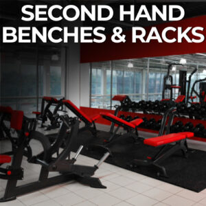 Second hand gym benches and racks for sale