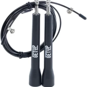 Black Get Up speed skipping rope with metal handles