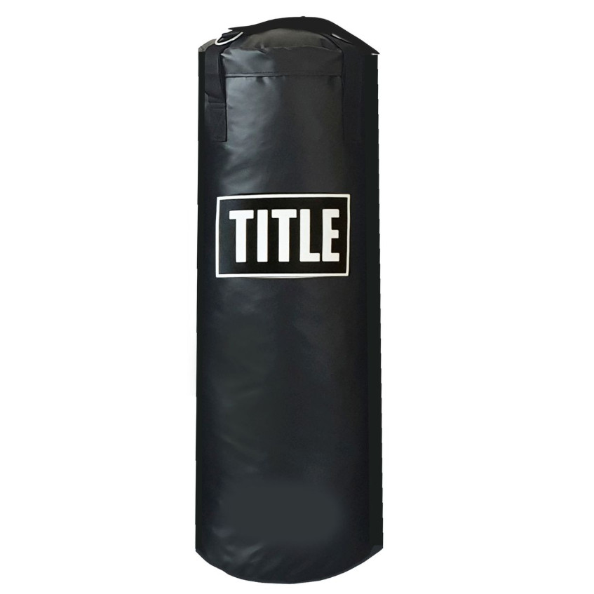 Black Title brand heavy boxing punching bag