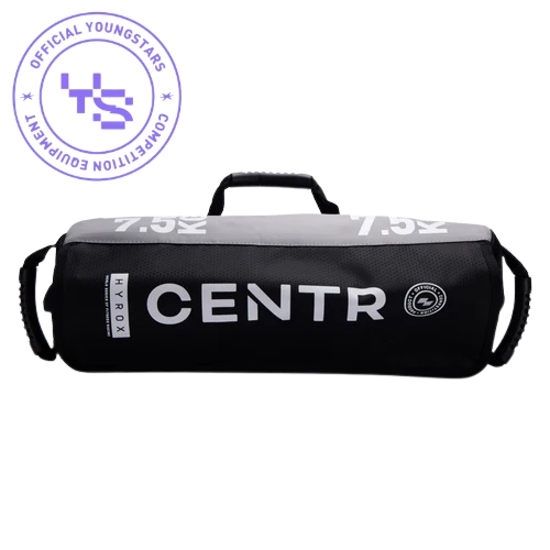 CENTR HYROX 7.5kg black fitness sandbag with handles