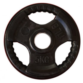 Olympic Rubber Plate - 5kg (3 Handle)